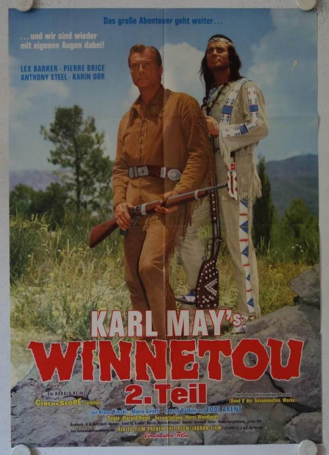 Winnetou 2 - Last of the Renegades original release german movie poster